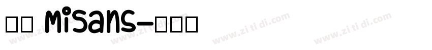 小米 MiSans字体转换
